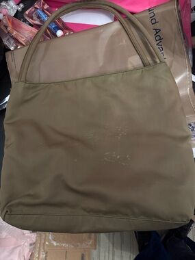 Prada beige tote - actually more of a coca color see ALL PHOTOS